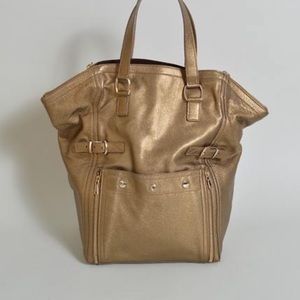 💛🎁💛 YSL 💛🎁💛 Rive Gauche "Downtown Bag" in Bronze